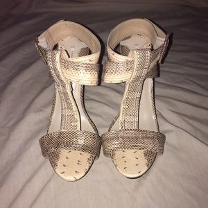 GENUINE SNAKE SKIN LEON MAX PIPPA HEELS✨🐍